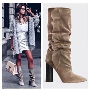 IRO Cidravol ruffle boot size 37 New  flawed